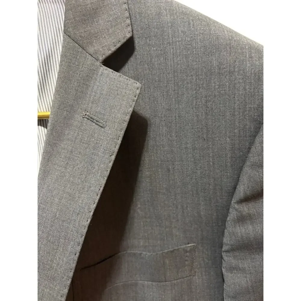Brooks Brothers Explorer Regent Blazer Mens Gray Wool Suit Jacket size 42
